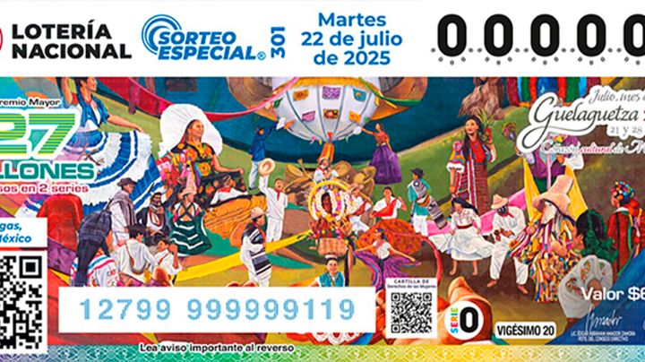 Lista completa de GANADORES del Sorteo Especial de la Lotería Nacional de hoy martes 22 de julio