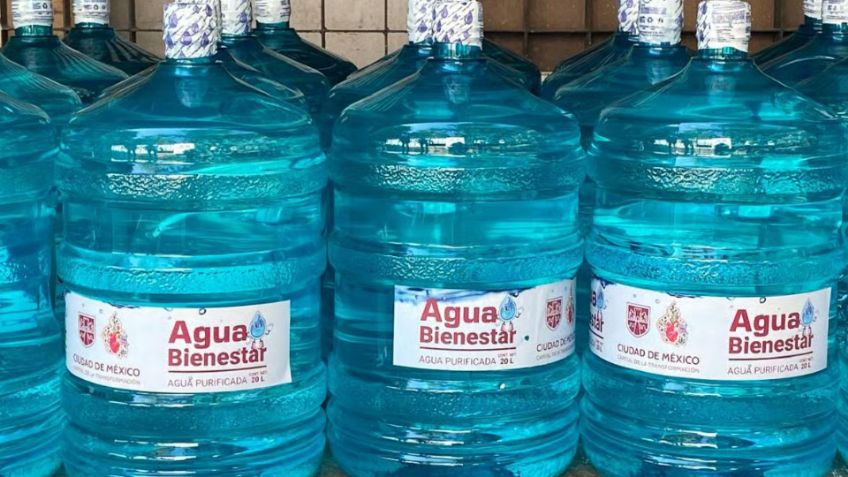 Agua Bienestar 2025: ¿Dónde comprar garrafones a 5 pesos en CDMX?