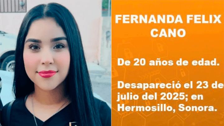 Desapareció Fernanda Félix Cano al salir de su casa en Hermosillo; activan Protocolo Alba