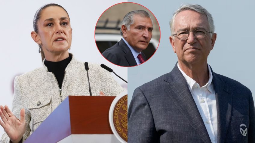 Ricardo Salinas contra Claudia Sheinbaum, cuestiona el apoyo a Adán Augusto López