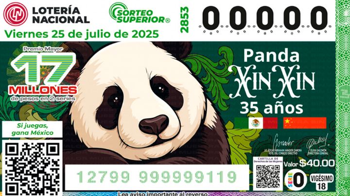 Lista completa de GANADORES del Sorteo Superior de la Lotería Nacional de este viernes 25 de julio