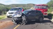 Foto ilustrativa de la nota titulada Choque de dos vehículos en carretera Ures-Hermosillo moviliza a cuerpos de emergencia