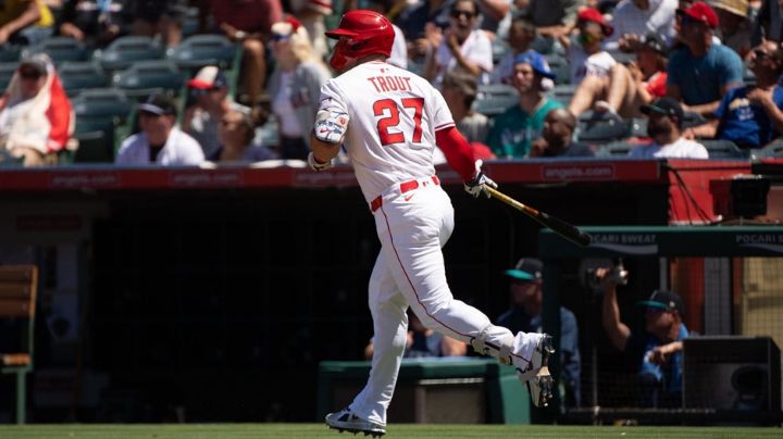 Mike Trout se la 'bota' y alcanza otro hito en su carrera en MLB con los Angels
