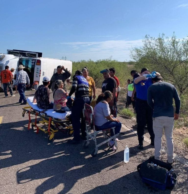 Los lesionaos fueron socorridos por personal de emergencias