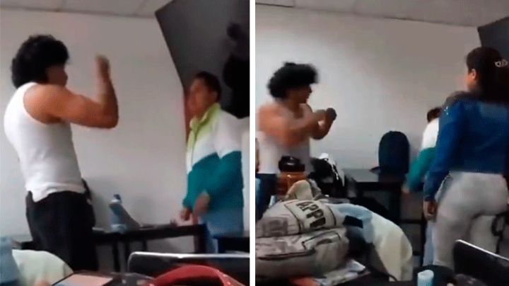 VIDEO evidencia ataque de alumno a maestro en Hidalgo; SEPH confirma baja definitiva