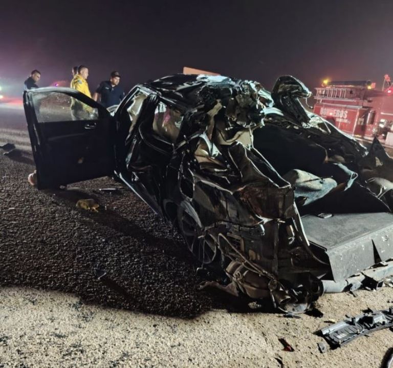 Los automóviles implicados quedaron totalmente destruidos