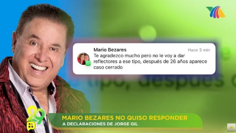 Mario responde a nuevas acusaciones por caso Paco Stanley