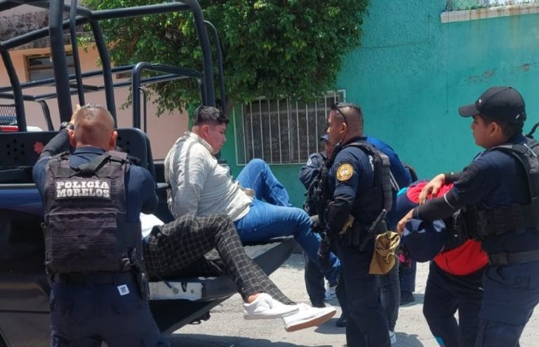 seis detenidos en operativo de Jiutepec, Morelos