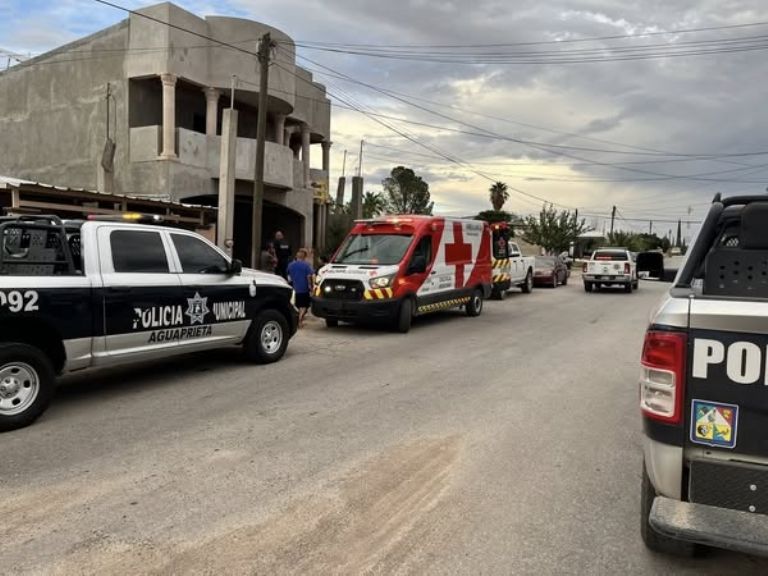 El accidente sucedió dentro de la cochera de una casa