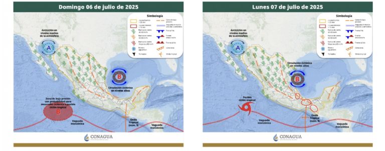 Alertan lluvias en Sonora estos días. Foto: Conagua