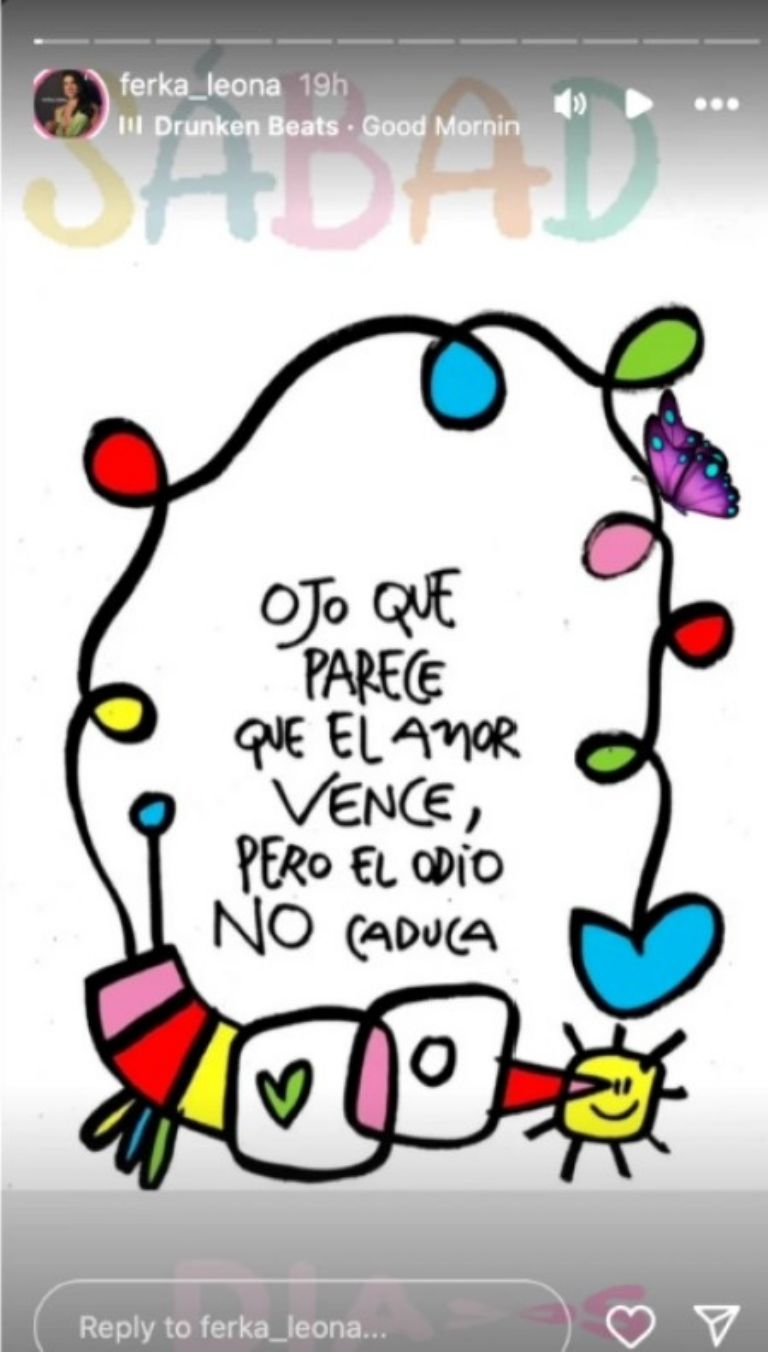 Publicación de la actriz 