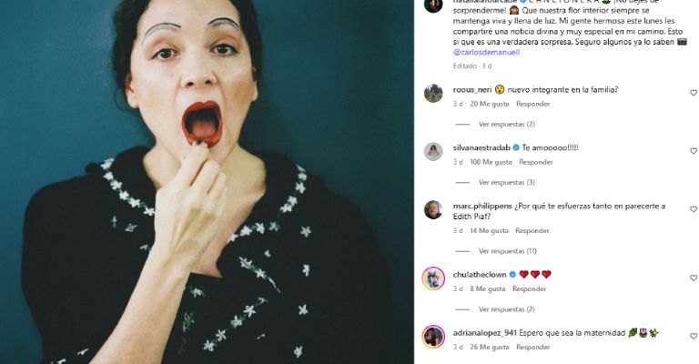 Natalia Lafourcade anuncia que está embarazada y fans la llenan de felicitaciones
