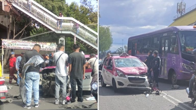 Fatal accidente en CDMX Taxista arrolla y mata a joven trabajadora de limpieza