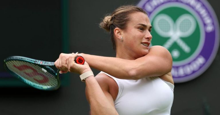 Sabalenka logró contener la presión y ganó
