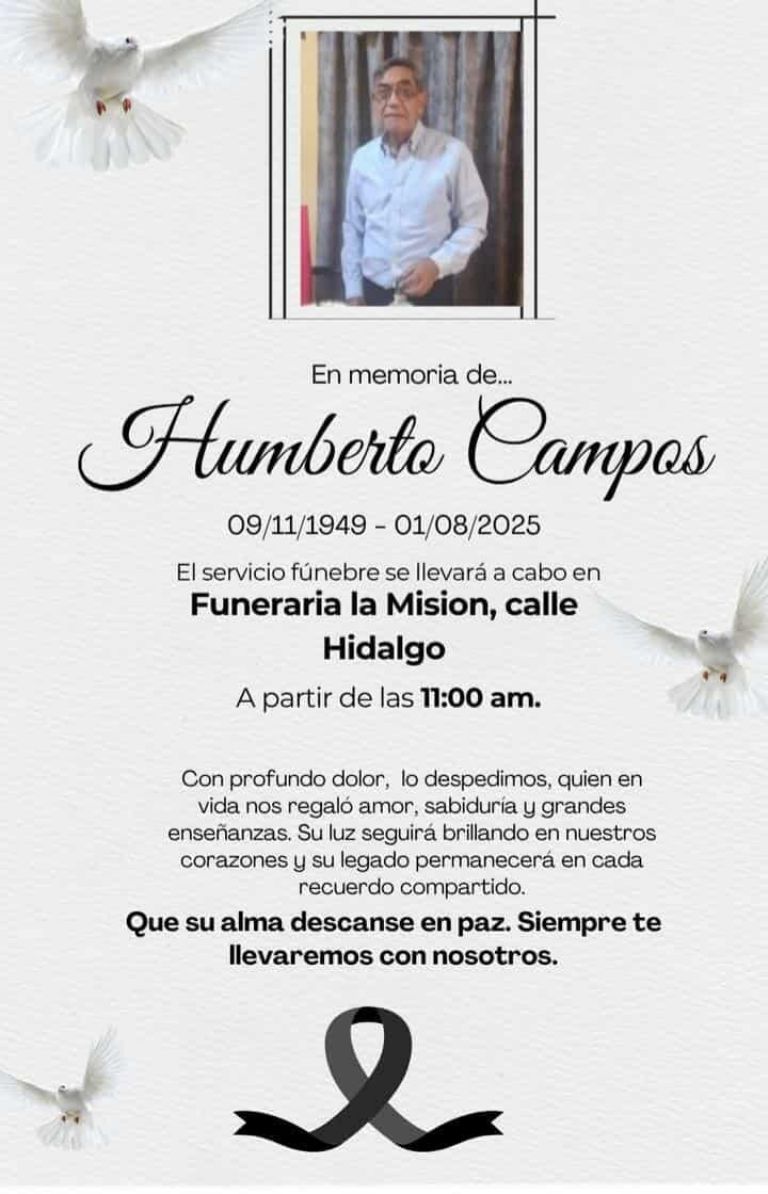 Servicios funerarios de Humberto Campos
