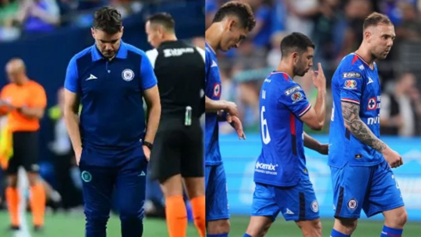 "Debe largarse": Afición del Cruz Azul explota contra Nicolás Larcamón tras derrota 7-0