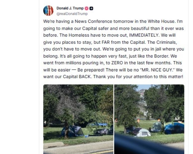 Donald Trump en Truth Social