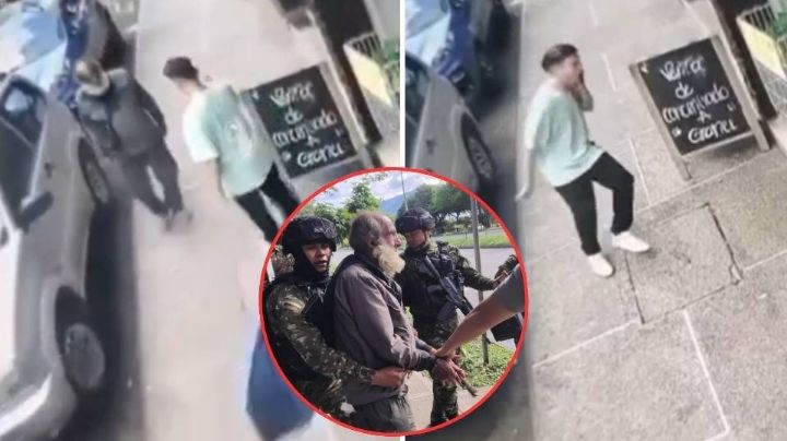 VIDEO: Indigente apuñala en el cuello y mata a joven por no darle una moneda en Colombia