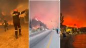 Foto ilustrativa de la nota titulada ALARMANTES VIDEOS: Grecia enfrenta crisis ante la aparición de más de cien incendios
