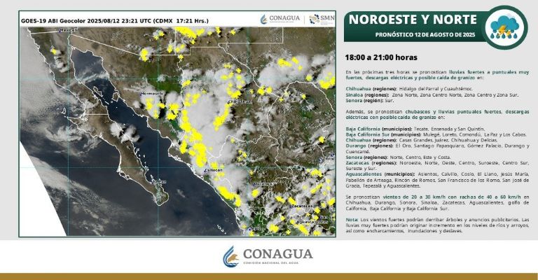 Así se espera que sea el clima