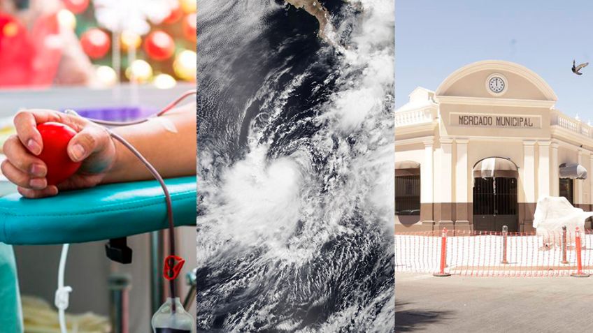 Top 3 Sonora: Mercado Municipal de Hermosillo; 'Ivo' en Cajeme y piden sangre para el joven Airam Carballo