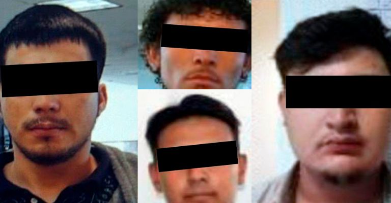 Los cuatro presuntos culpables