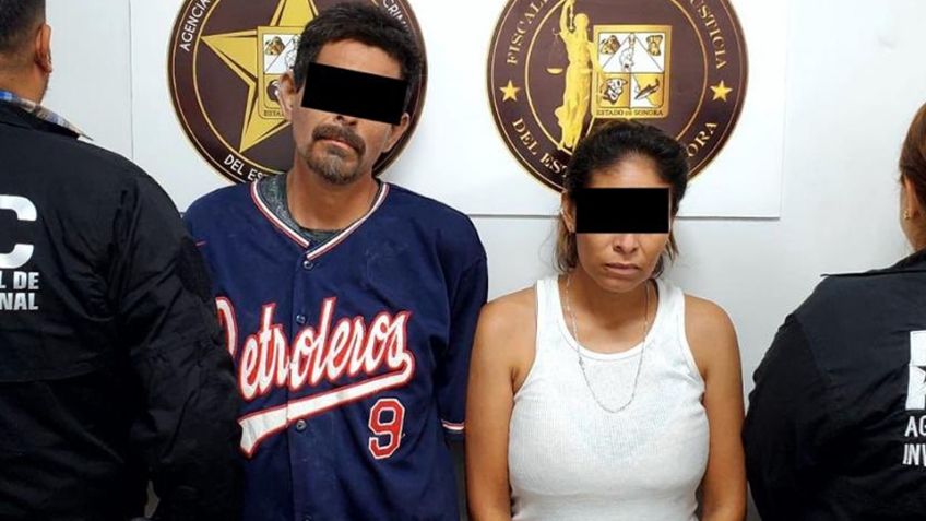 Se ocultaban en Guaymas: Cae pareja buscada por asesinato de menor en Baja California