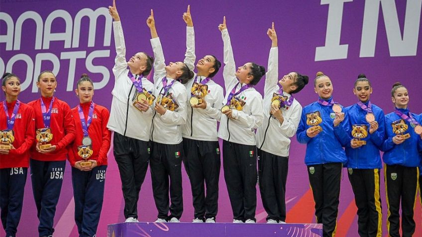 Jornada dorada de México en la gimnasia rítmica de los Panamericanos Jr.
