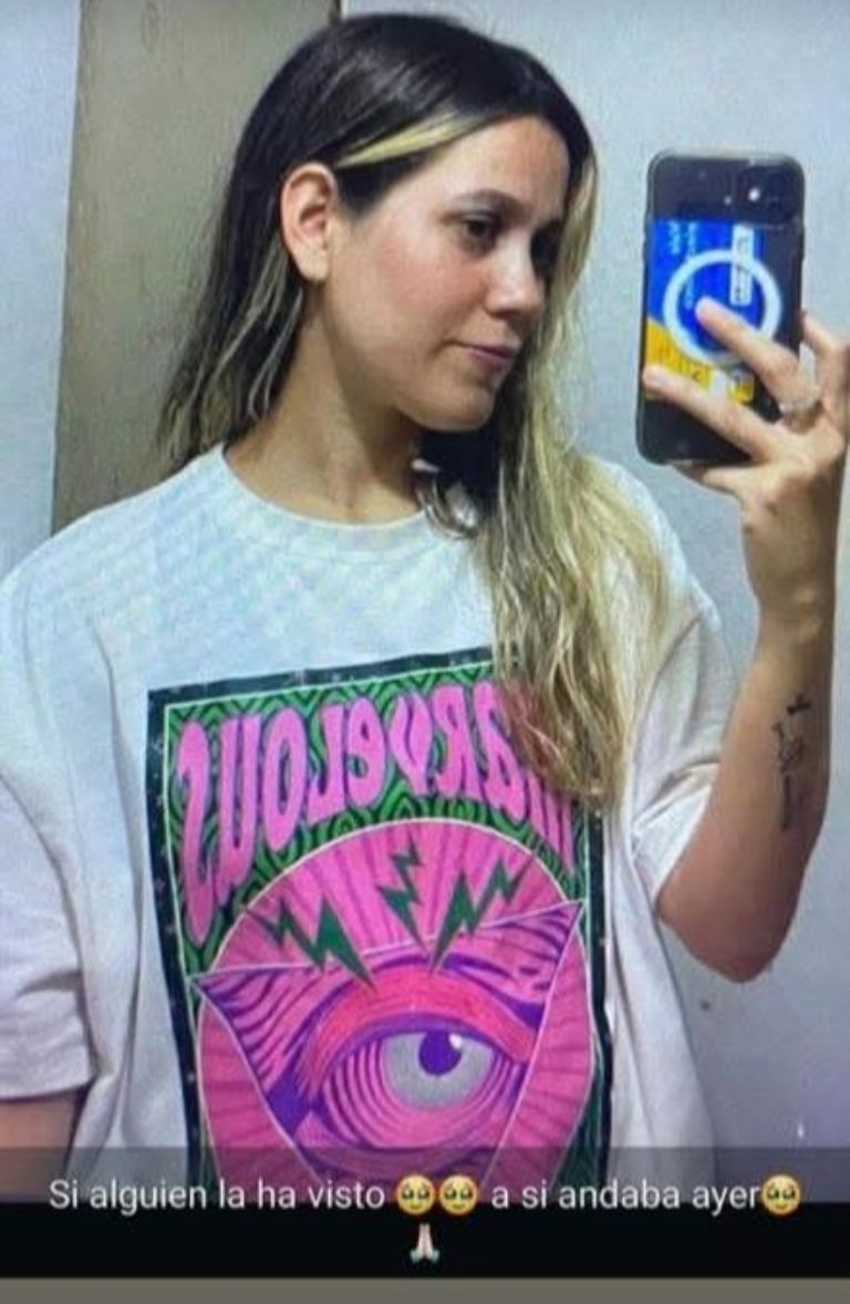 Sus familiares la están buscando 