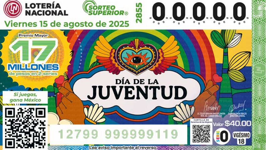Lista COMPLETA de GANADORES del Sorteo Superior de la Lotería Nacional de este viernes 15 de agosto