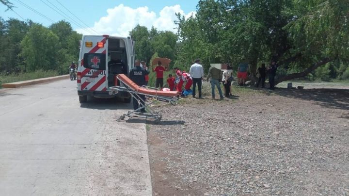 Con fractura expuesta y herida en la cabeza, localizan a menor al lado de un río en Guasave