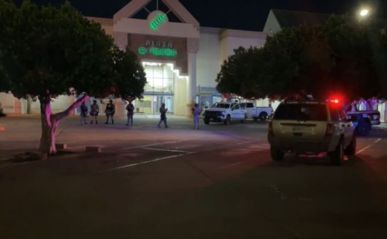 En el sitio fueron encontrados casquillos percutidos