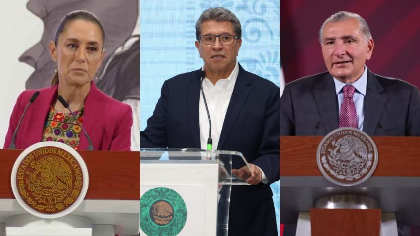 "Solo temas legislativos": Reunión entre Claudia Sheinbaum, Ricardo Monreal y Adán Augusto