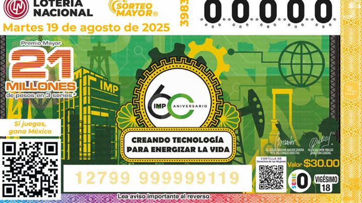 Lotería Nacional: Lista COMPLETA de GANADORES del Sorteo Mayor No. 3983 de hoy martes 19 de agosto