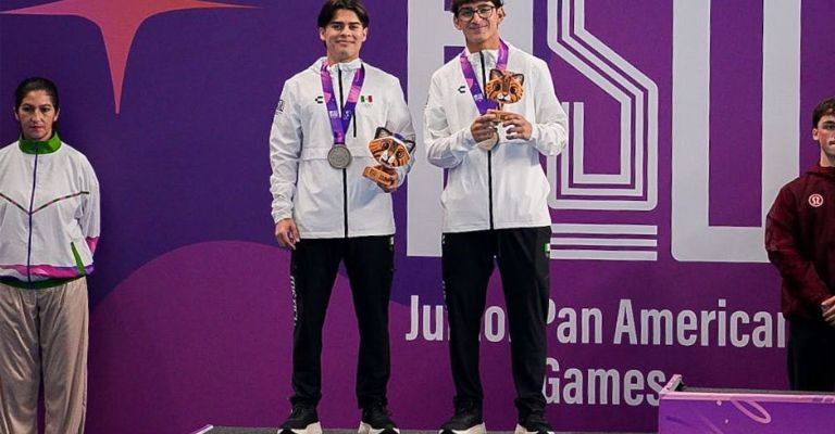 Zamudio y Treviño ganaron plata en plataforma de 10 metros