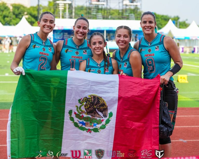 Sonorense es pieza importante en el bicampeonato de México en futbol bandera de los World Games