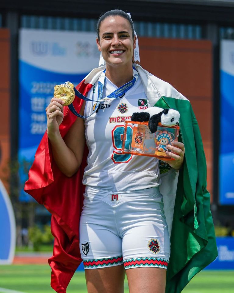 Sonorense es pieza importante en el bicampeonato de México en futbol bandera de los World Games