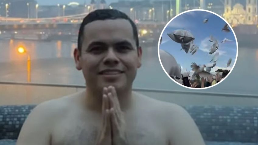 VIDEO: Al ritmo de banda y con palomas, sepultan a Ernesto  Barajas, vocalista de Enigma Norteño