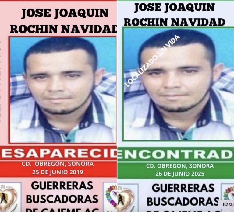 Identifican a víctima hallada entre los 26 cuerpos de Ciudad Obregón. Foto: Facebook