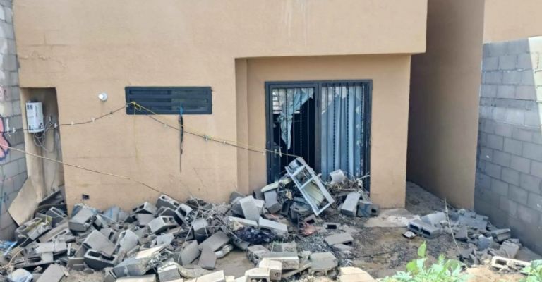 Las casas quedaron destruidas por el agua