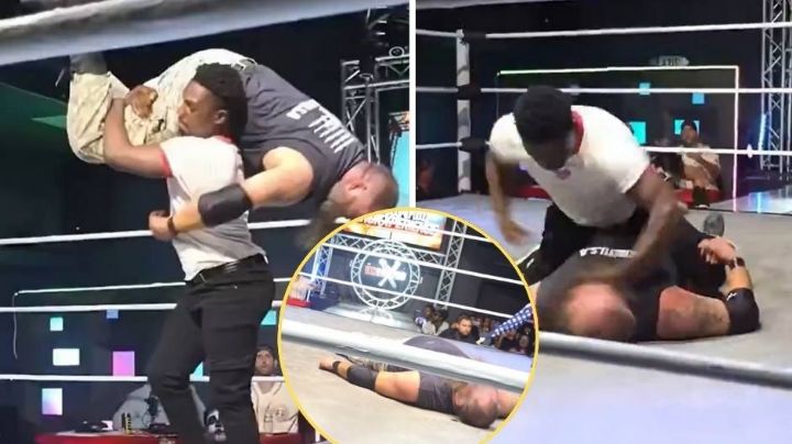 VIDEO: Hijo de excampeón de UFC se sale del guion y casi mata a golpes a un luchador