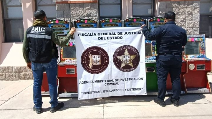 Decomisan 12 máquinas tragamonedas al sur de Hermosillo; operaban por fuera de negocio