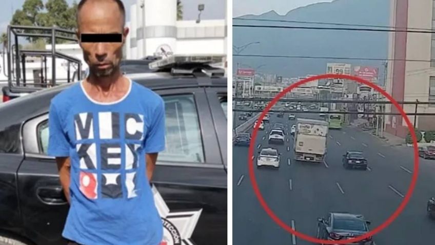 Persecución en Monterrey: Cae hondureño tras intentar robar un camión repartidor