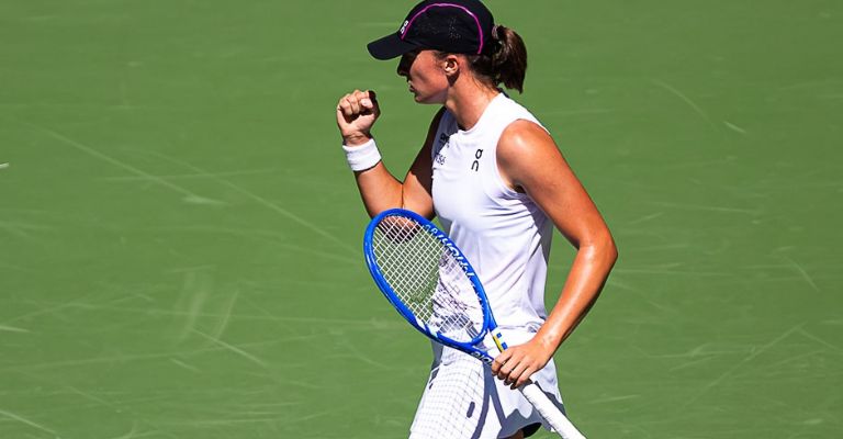 La polaca tuvo un fácil comienzo