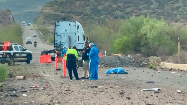 Guaymas: Motociclista muere en libramiento San Judas–San José por desvío peligroso