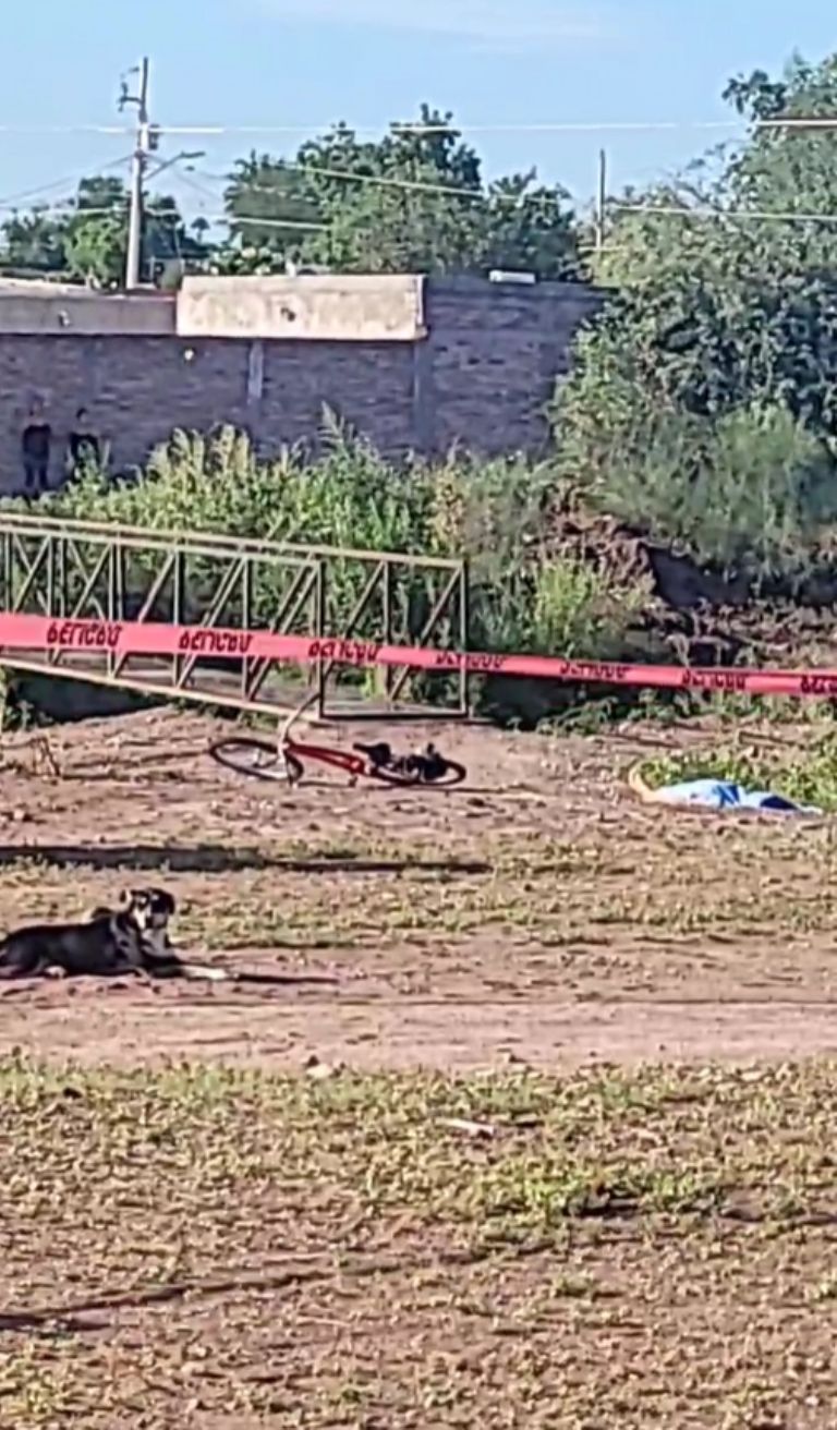 Así quedó el lugar de los hechos