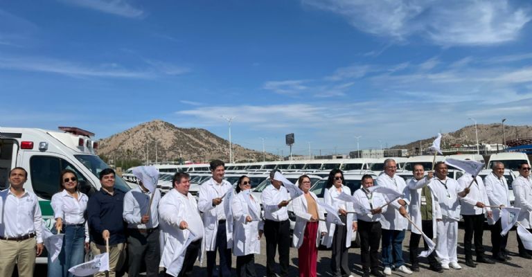 Entrega Alfonso Durazo 231 unidades y ambulancias al IMSS-Bienestar en Sonora