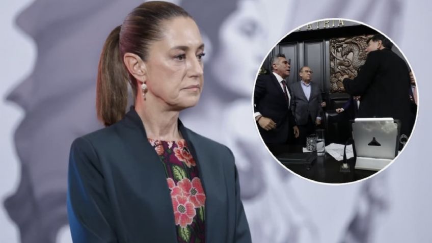 Sheinbaum denuncia "linchamiento" contra Fernández Noroña tras choque con 'Alito' Moreno