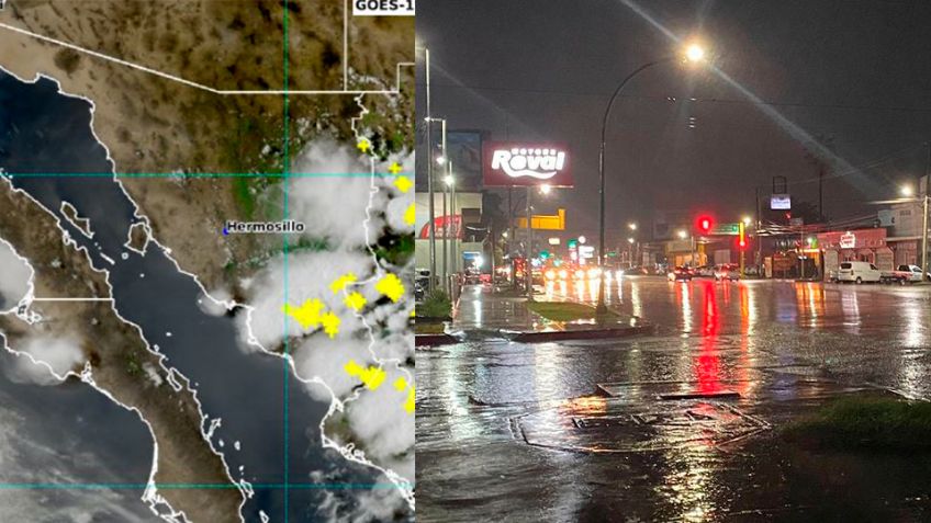Clima en Sonora: Prevén LLUVIAS y DESCARGAS ELÉCTRICAS durante TRES HORAS esta NOCHE de domingo 16 de noviembre