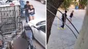 Foto ilustrativa de la nota titulada VIDEO: Joven mujer asesina de varios balazos a un hombre y huye a pie en Nuevo León